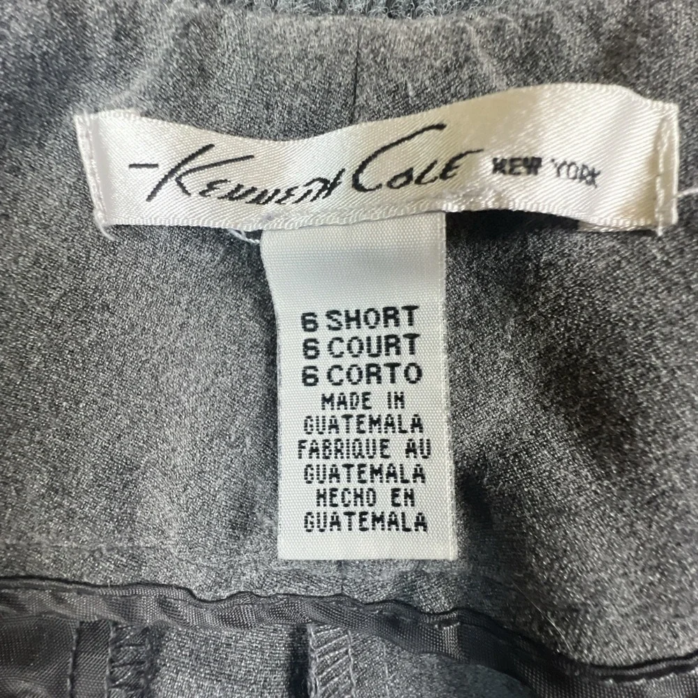Kenneth Cole Women's Charcoal Heather Dress Slacks‎ 6 Short professional, work